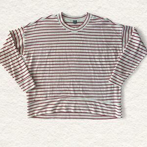 Aerie Striped Crewneck Sweater Women’s Cozy Casual Knit Top